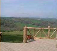 wonderful views across countryside